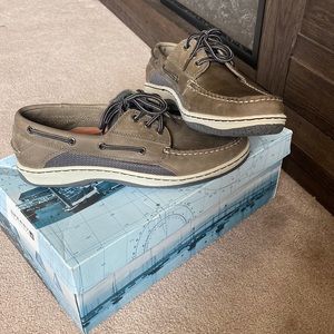 Sperry Billfish 3 eye grey mens size 91/2m